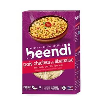 Beendhi Pois chiches à la libanaise bio, 250g