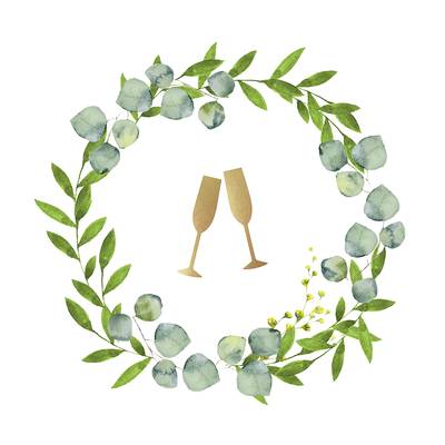 Paperproducts Design Serviettes papier Champagne, 20 serviettes