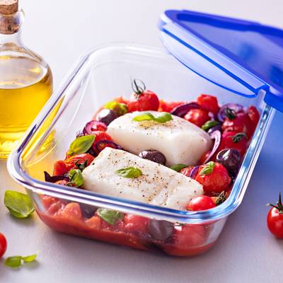 3426470275057 - Pyrex Cook & Go - Boîte en verre avec couvercle hermétique et étanche