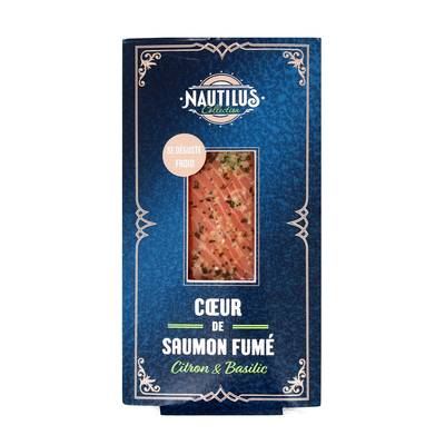 Nautilus Collection Coeur de Saumon Fumé Citron & Basilic, 150g