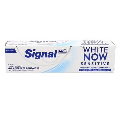 Signal Dentifrice blancheur White Now Sensitive, 75ml