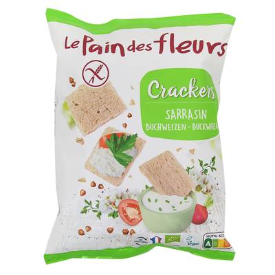 Le pain des fleurs Crackers Sarrasin bio, 75g