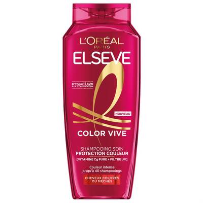Elsève Shampooing Color Vive Protection Couleur, 300ml