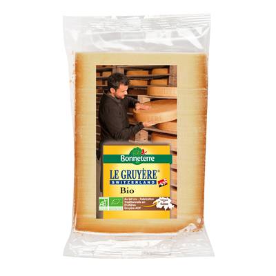 Bonneterre Gruyère suisse bio AOP, 200g