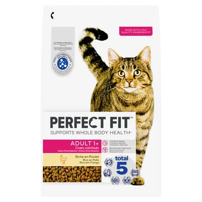 Perfect Fit Croquettes Poulet pour Chat Stérilisé, 2,8kg