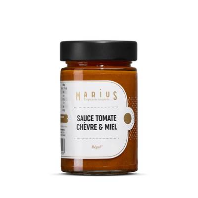 Marius, L'Épicerie Inspirée Sauce Tomate Chèvre et Miel, 190g