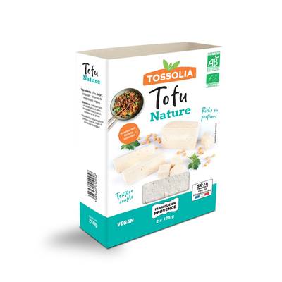Tossolia Tofu Nature, Bio, 2x125g