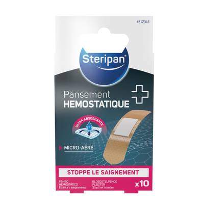 Steripan Pansements hémostatiques, 10 pièces