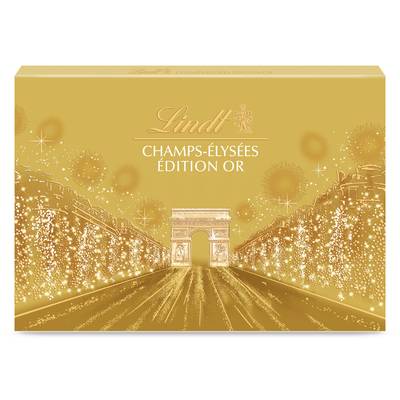 Lindt Boîte d'assortiment Champs Elysées édition OR, 468g