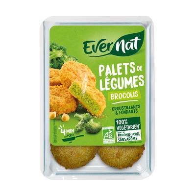 Evernat Palet de légume brocoli Bio, 180g