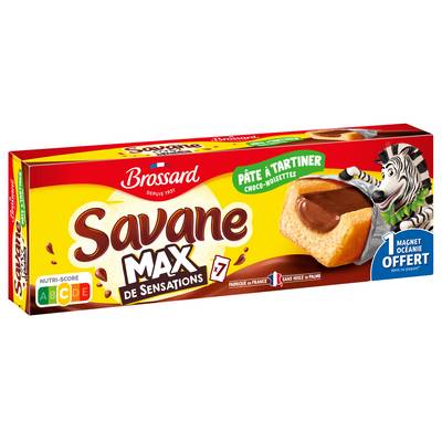 Savane Max pâte à tartiner choco noisette x7, 175g