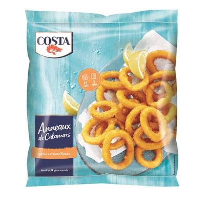 Costa Anneaux de Calamars panés, 400g