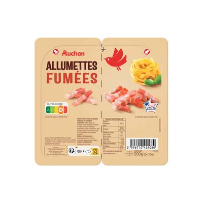 Auchan Allumettes Fumées, 2x100g