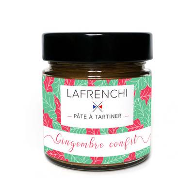 La Frenchi Pâte à tartiner Noisettes Gingembre Confit, 250g