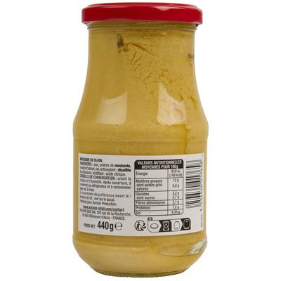 3254560017658 - Auchan - Moutarde de Dijon forte