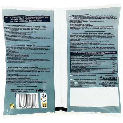 Auchan Poêlée de légumes verts, 750g