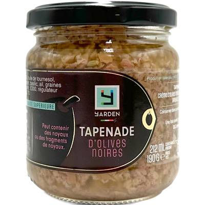 Yarden Tapenade d'olives noires, 190g