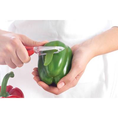 3485990205159 - Mastrad - Eplucheur peaux fines et délicates Elios Rouge