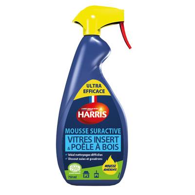 Harris Mousse vitre insert & poêles à bois, 750ml