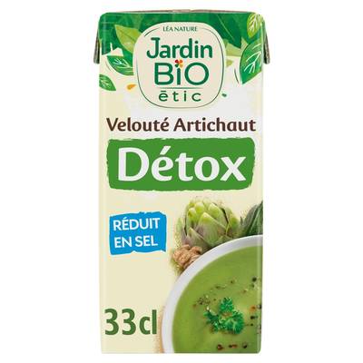 Jardin Bio Etic Soupe Velouté Artichaut Detox Bio, 33cl