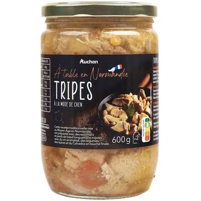 Auchan Terroir Tripes à la mode de Caen, 600g