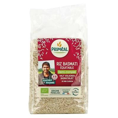 Priméal Riz basmati 1/2 complet bio, 1KG