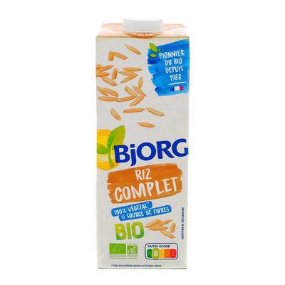 Bjorg Riz Complet Boisson Végétale Bio, 1l