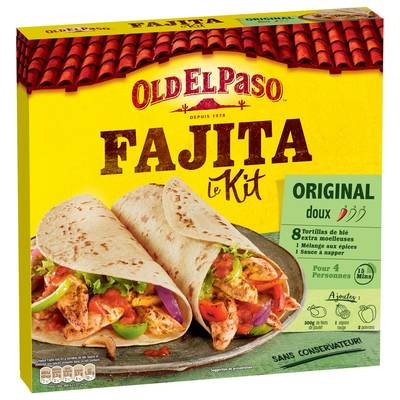 Old el Paso Kit pour fajitas original doux, 500g