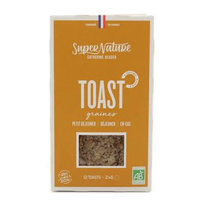 Super Nature Toast graines x12 BIO, 204g