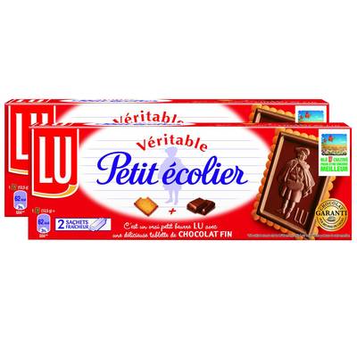 Lu Petit Ecolier Chocolat noir, 2x150g