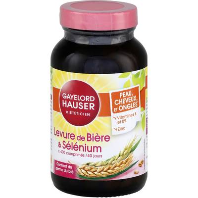 Gayelord Hauser Comprimés de levure de bière et Sélénium, 160g