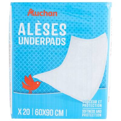 Auchan Alèses 60x90cm, 20 alèses