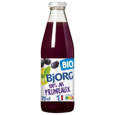 Bjorg Jus de pruneaux bio sans sucre ajouté, 75cl