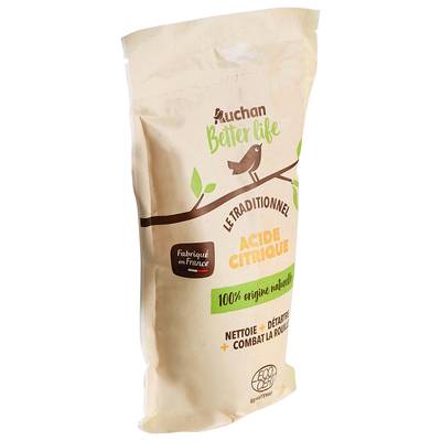 Auchan Better Life Acide citrique, 500g