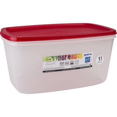 Eda Boite hermétique rectangulaire cerise, 5500ml