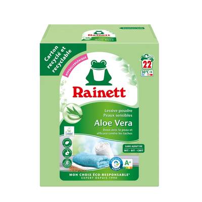 Rainett Lessive en poudre Aloe Vera, 1,45kg