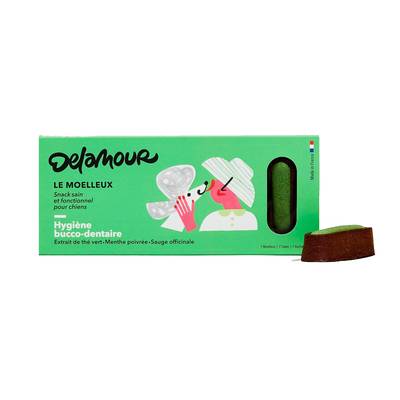 Delamour Pâtisserie Moelleux Hygiene Dentaire - Friandise pour chien, 100g