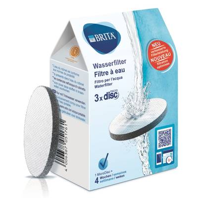 BRITA Disques filtrants pour bouteille Fill & Serve, 3  disques