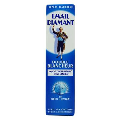 Email diamant Dentifrice double blancheur arôme menthe fraîche, 75ml