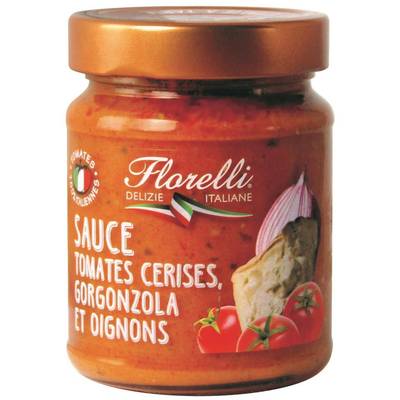 Florelli Sauce Tomates Gorgonzola aux Oignons, 250g