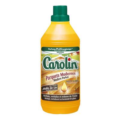 Carolin Nettotant parquet aux extraits de l'huile de lin, 1L