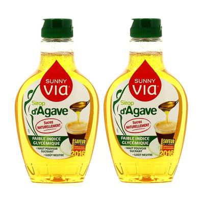Sunny Via Sirop d'agave, 2x350g