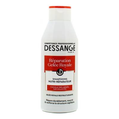 Dessange Shampoing Réparation Gelée Royale Nutri-réparateur Cheveux Abimés, 250ml