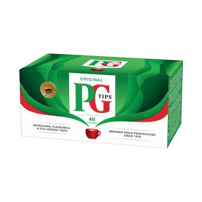 Pg Tips Thé noir Original sachet pyramide - 40 sachets, 116g