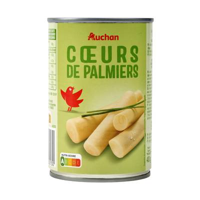 Auchan Coeurs de palmier, 220g