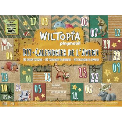 4008789710062 - PLAYMOBIL® Christmas - Calendrier de l'Avent Wiltopia - Tour du Monde des Animaux