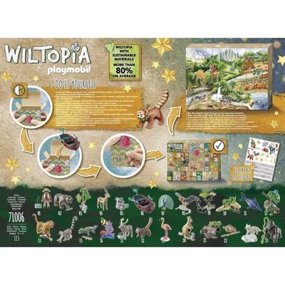 4008789710062 - PLAYMOBIL® Christmas - Calendrier de l'Avent Wiltopia - Tour du Monde des Animaux