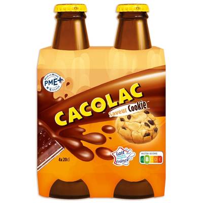 Cacolac Boisson lactée saveur cookie Cacolac, 4x20cl