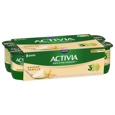 Activia Yaourt vanille, 8x125g