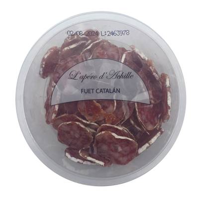 L'Apéro d'Achille Fuet Catalan en tranche fine, 90g